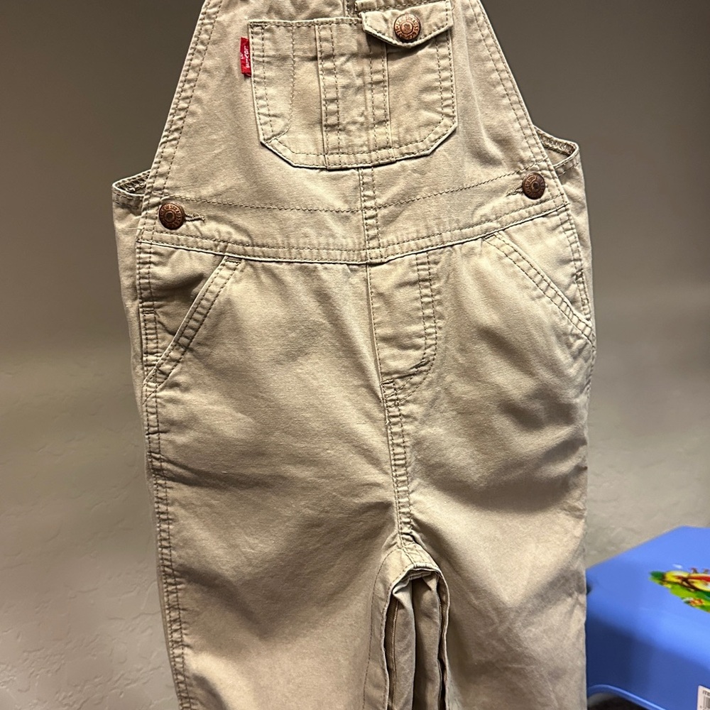Levi's Kids Beige Overalls